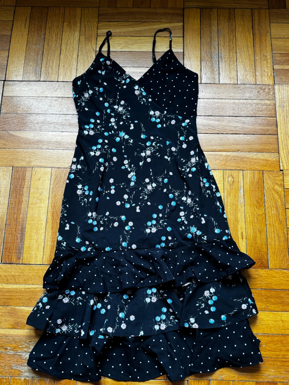 Lulu's Black Mermaid Midi Dress